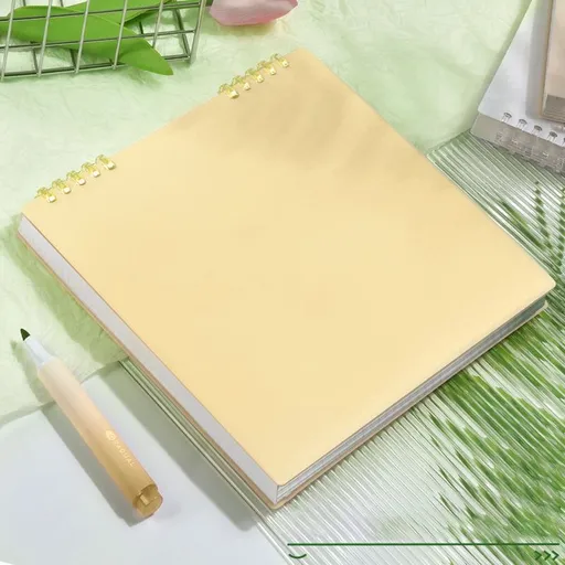 Lined Notebook Ginkgo Yellow 60 Sheets/120 Pages