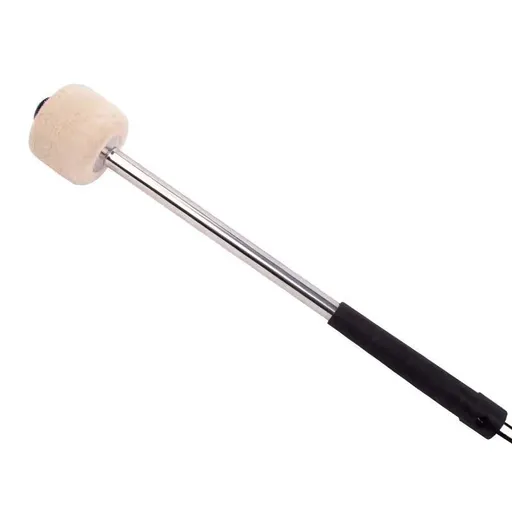 2 Pcs Bass Steel Drum Mallets,Wool Felt Drum Sticks with Stainless Steel Handle,Anti-slip Wool Drum Mallets for Drums Snare Drums