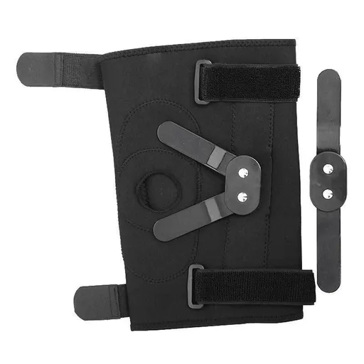 Adjustable Double Metal And Hinged Knee Brace Support Protection Arthritis Sport - M