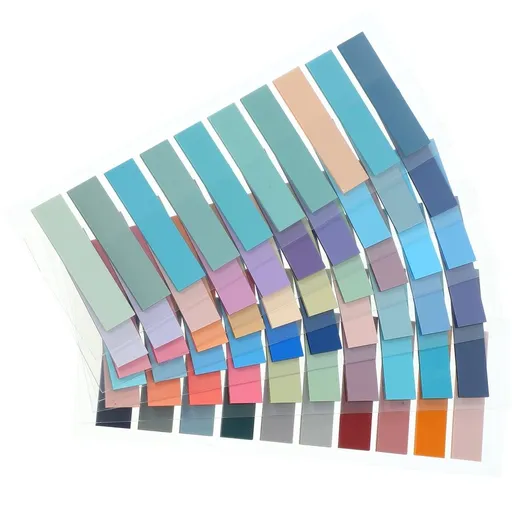 Assorted Color Book Sticky Tabs Smooth Writing Pet Material Easy Use for Home