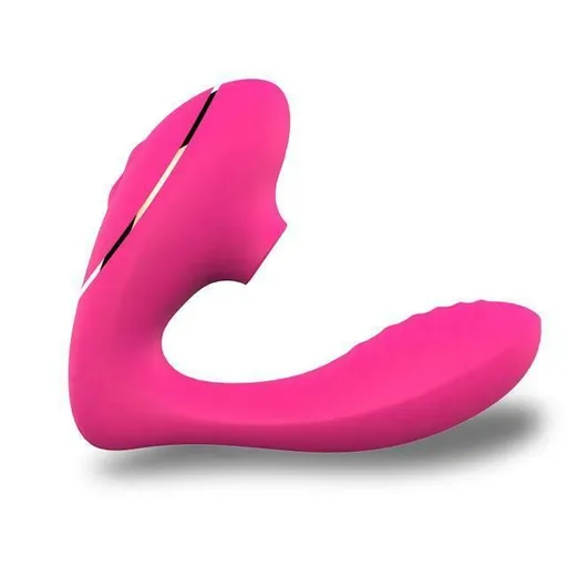 House Of Dasein Clitoral Sucking Vibrator Usb Rechargeable G-Spot Stimulation Bdsm - Pink