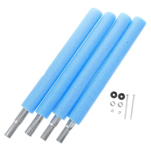 Trampoline Parts Steel Foam Replacement Poles 19.06X1.57X1.57in Multi 4 Piece