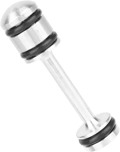 Aluminum Oil Diverter Barbell Compatible with Gen III IV Engines LS1 LS3 LS2 LS6 L92 L99 L33 LQ4 LQ9 4.8L 5.3L 5.7L 6.0L 6.2L Black Silver