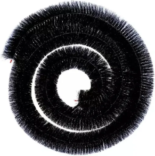 Gutter brush - Leaf catcher - Lead filter - Gutter drain cleaner - Leaf cleaner - Gutter unblocker - 4m x 100mm Black