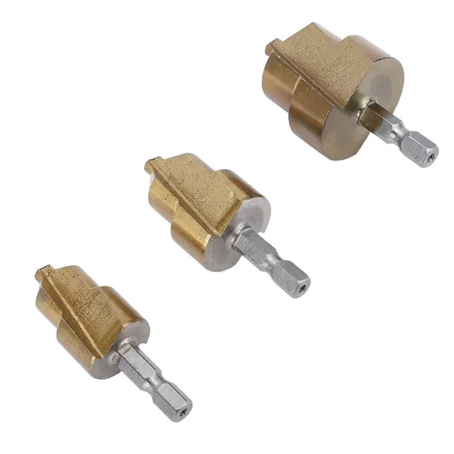 3 Pcs Expansion Repair Drill Bit for PPR Water Pipe Tube Hex Shank Lifting Stepped Drill Reamer Drill Bit 20/25/32mm