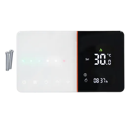 Smart Thermostat Slide Bar Timing Programmable Negative LCD Wifi Voice Control 95‑240V