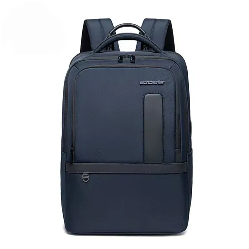 27L Laptop Backpack for Men–USB & Type-C Charging Port, Water-Resistant, Fits 17" Laptop, Expandable, Perfect for Office and Travel-Blue