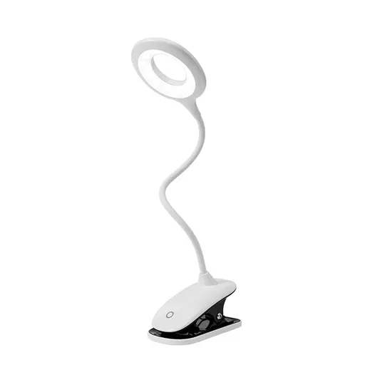 Clip On Dimmable Desk Lamp for Bed Headboard, Modes Desk Light Clamp Lamp, 360° Flexible Gooseneck Light Touch Control Reading