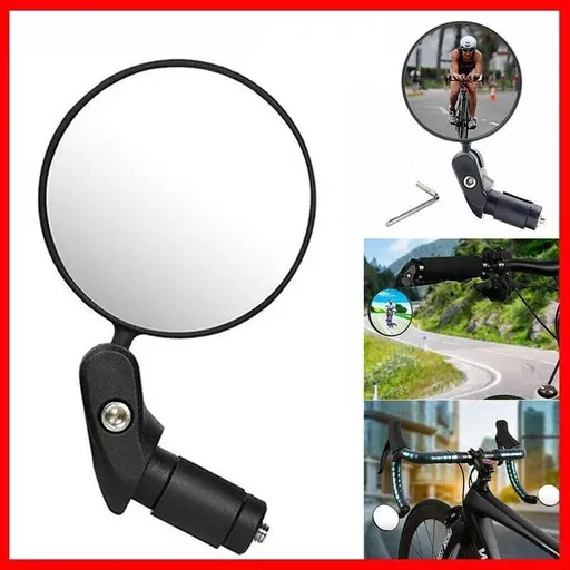 MTB Mountain Bike Rearview Mirror Bicycle Handlebar Convex View Rear Mirror