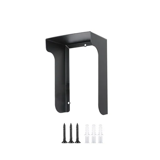 Outdoor Black Doorbell Rain Anti-Glare Cover, Steel Weather-Blocking Camera Cover Glare Sun Shade Protection for Most Video Doorbells