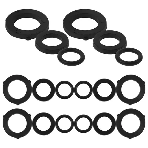 18Pcs Rubber Washers for Garden e Gasket Black 0.980.980.12in