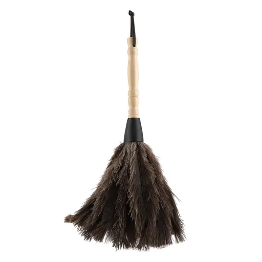 Mini Washable Reusable Ostrich Feather Duster for Books Keyboard Office Home