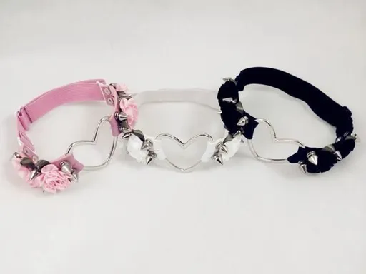 House Of Dasein Rose Heart Garter Lingerie Women - Black - Ring