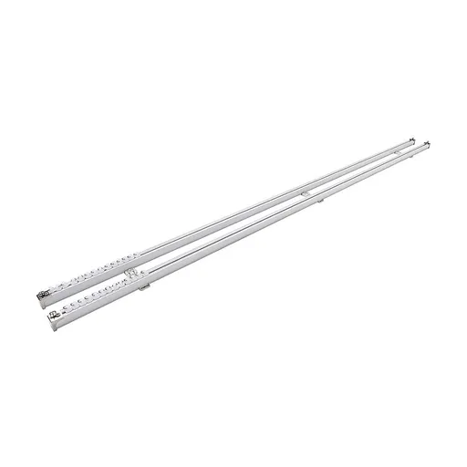 1.5m Double Curtain Tracks Aluminium Rail & Brackets