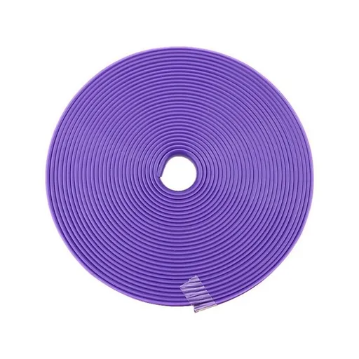 Ning zhi Rubber Car Wheel Hub Anti Scratch Strip 8m Purple( 8m )