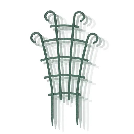 Trellis for Climbing Plants Indoor, Plastic Garden Trellis Small Houseplant Trellis Climbing Plant Support Trellis (Green)