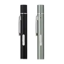 Metal Laser Cat Toy Pen Set 3-in-1 USB Rechargeable Red Laser UV Light LED Torch 2 Piece in Gift Tin Box