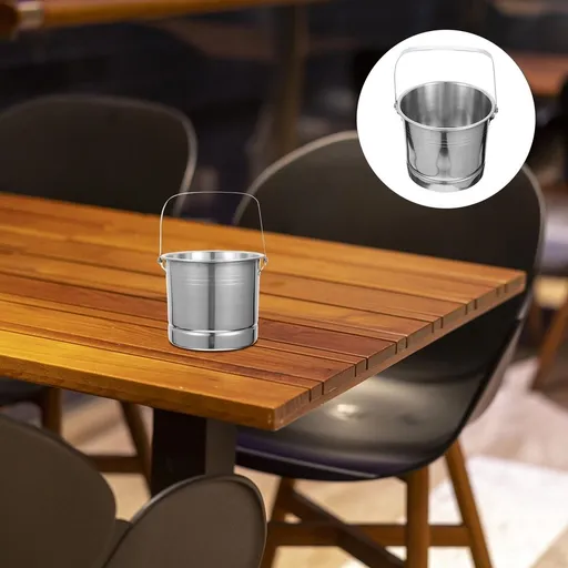 Classic Design Ice Bucket Stainless Steel Silver 1Pack