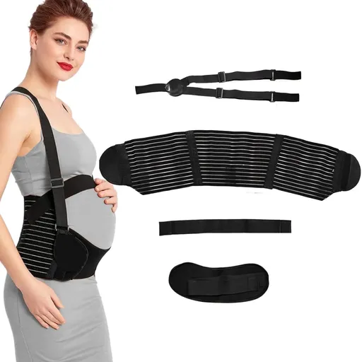 Belly Support - Pregnancy - Black XL