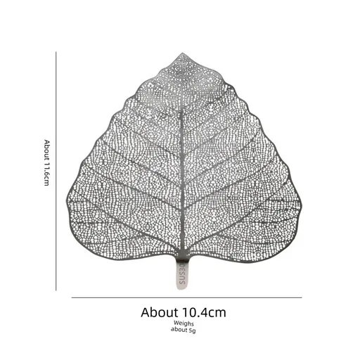 5-PCS Black 304 Stainless Steel Bodhi Leaf Tea Strainer Creative Fine Mesh Tea Filter Infuser for Loose Leaf Tea Australian Home Tea Set Accessory