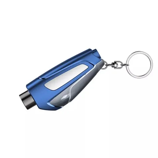 In 1 Car Window Glass Breaker Blue a , 1x Car Window Breaker Car Hammer Mini Window Belt Cutting Multi Functional Escape Hammer God Device Car Emergency Kit One Size Blue