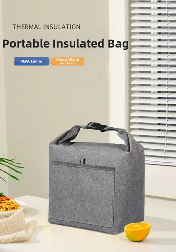 Thermal Insulated Lunch Bag made of Oxford Cloth for Commuting & Office