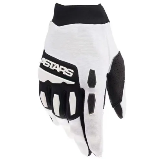 Lohas Fox Bicycle Gloves Nylon Long Finger A white black logo XL