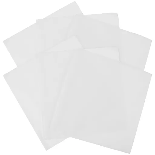 Stylish White Paper Dinner Napkins for Hotels and Special Events 50Pcs