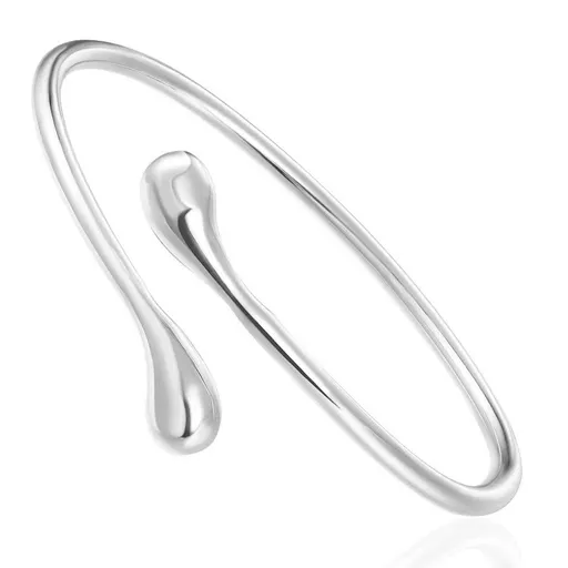 Shining Bangle Bracelets subtle elegance Perfect Jewelry Gifts Dainty Thin Cuff Bangle Bracelets for Women Adjustable (Silver)