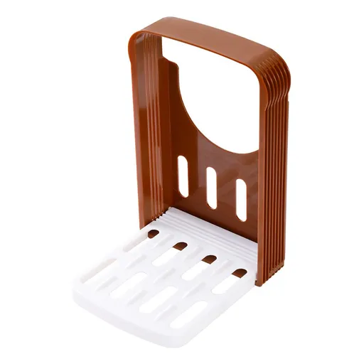 2 pack Bread Slicer for Homemade Bread Thickness Bread Cutting Guide Plastic Foldable Compact Sandwich Loaf Slicer