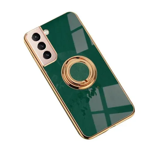 Shockproof Ring Holder Case Cover for Samsung S22 Ultra S22 Plus Note 20 Dark Green