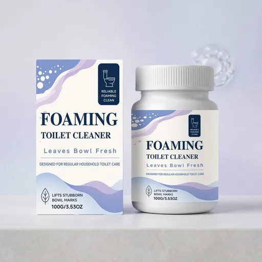Foaming Toilet Bowl Cleaner Powder Lemon Toilet Cleaner Powder Effortlessly Limescale Stains Hard Water Marks Safe For Ceramic Toilet