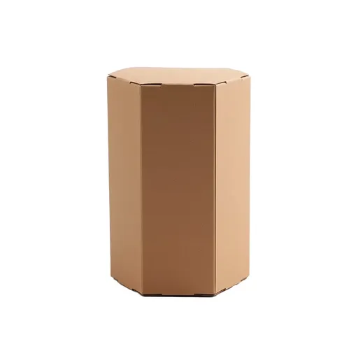 20PCS Kraft Paper Gift Box Hexagon for Party Wedding Candy Packaging