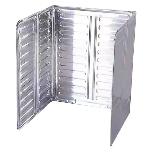 Stove Splatter Guard, Aluminum 3-Sided Foldable Oil Splash Shield, 32.5x13.8in Grease Protector for Kitchen Cooking and Frying