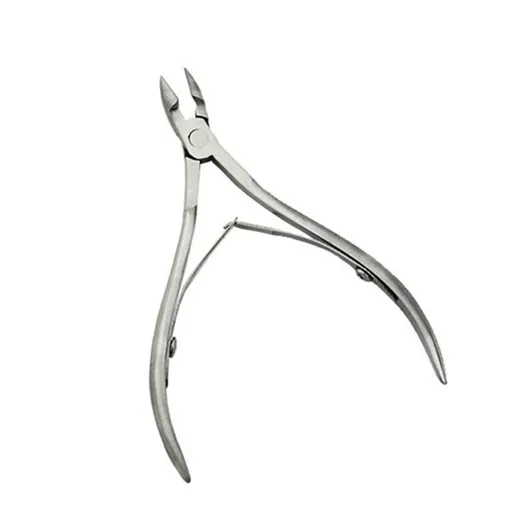 Stainless Steel Cuticle Nipper and Nail Scissors, Silver