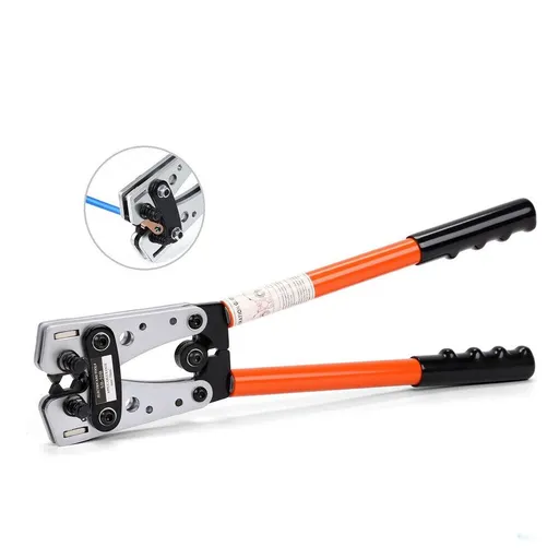 6-50 mm2 Wire Crimper Cable Crimp Electric Tube Crimping Hand Tool Battery Lug