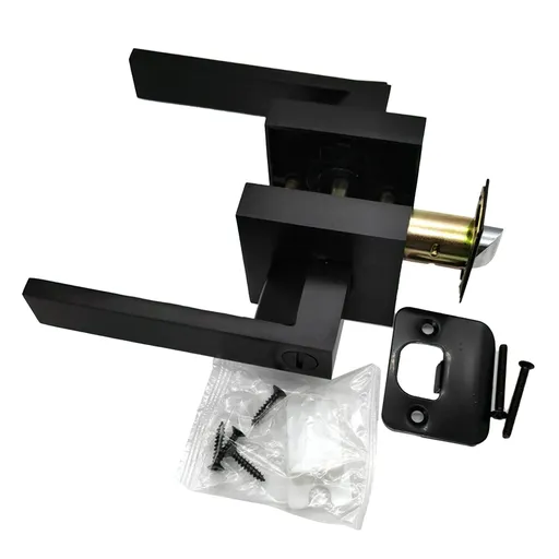 Door Handle Aluminum Alloy Rust Prevention Entry Lever Door Handle for Bathroom Bedroom