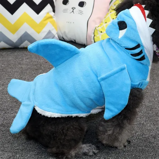 Pet Clothes Shark Transformation Outfit Odd Pet XS Shark clothes