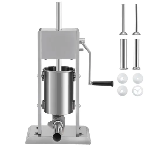Sausage Stuffer 5LBS/3L Capacity Homemade Sausage Maker Stainless Steel