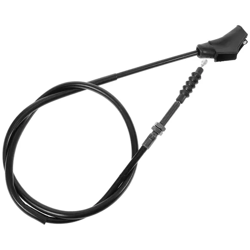 Motorcycle Clutch Cable Adjustable Black Stainless Steel 1 Pcs