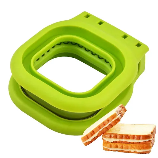 Sandwich Cutter and Sealer Crimper Bread Mould Baking Tool for Babies