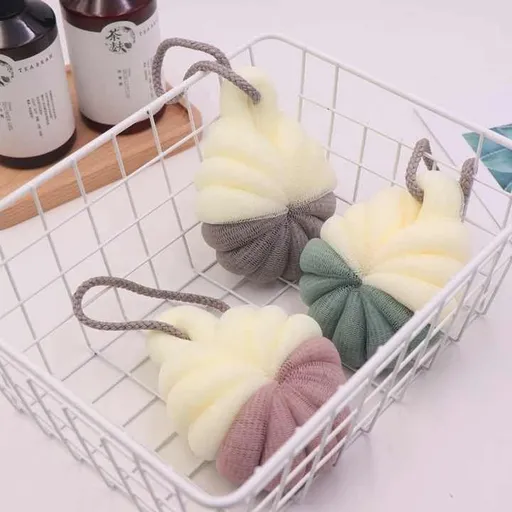 Loofah Sponge,5 Pack Bath Sponges Mesh Tortoise for Body Wash Shower Loofahs Exfoliating Sponge Body Wash Scrubber Accessories