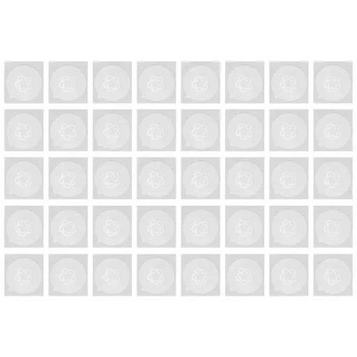 40PCS Coffee Aluminum Foils Lids Reusable Coffee Capsule Foil Sealing Stickers for Home Cafe