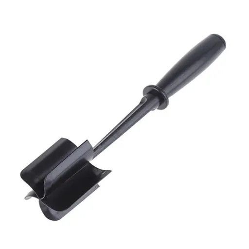 Meat Chopper, Hamburger Grinder, Premium Heat Resistant Smasher for Ground Beef, Burger Grinder Nylon Potato Mix Tool, Meat & Poultry Tenderizers-Black