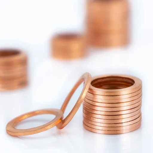 20Pcs M12 Oil Drain Plug Gasket, Copper Crush Washer, Seal Ring by