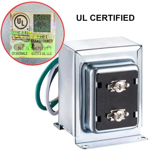 Maxdot 1 Pack Doorbell Transformer 16V 30VA Compatible with Ring Wired Video Doorbell, Safe UL Listed Wired Door Bell 30VA Kit, Easy to Install Door Bell Transformer for Home
