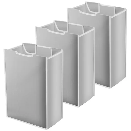 3Pcs Laundry Hamper Cart Large Capacity Replacement Bags High Load Bearing Capacity Removable Replacement Bag 15 x 9 x 22 Inch