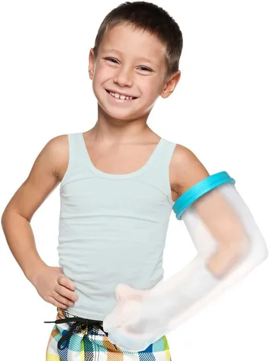 Cast Cover for Kids Showering, Waterproof Arm Protector for Broken Arms and Wounds, Size L, 20.5 inch