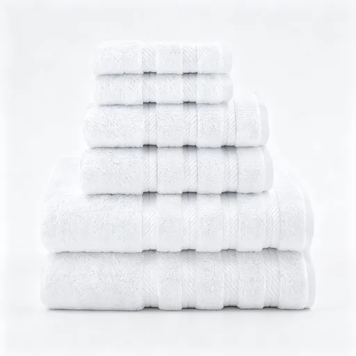 White 70x140cm Pure Cotton Towel | Christmas Bath Essential Gift | Large Super Absorbent Bath Towel For Adults
