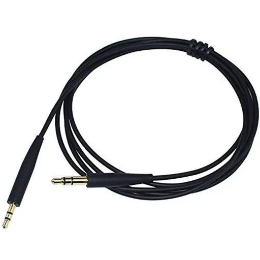 Replacement Audio Cable Cord Wire Compatible Noise Cancelling Headphones, Headphones Aux Cord (No Mic) (Black)